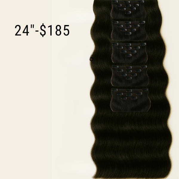 Clip-In Hair Extensions – 24 in