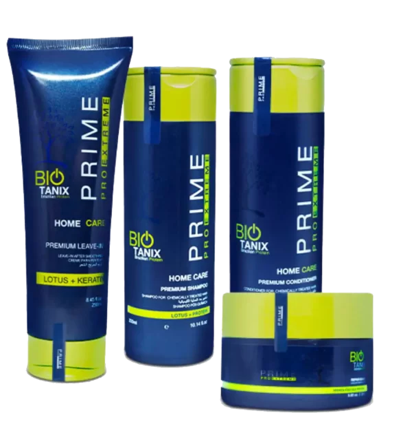 Bio Tanix Hair Keratin Home Care Treatment 4 Products - Prime Pro Extreme