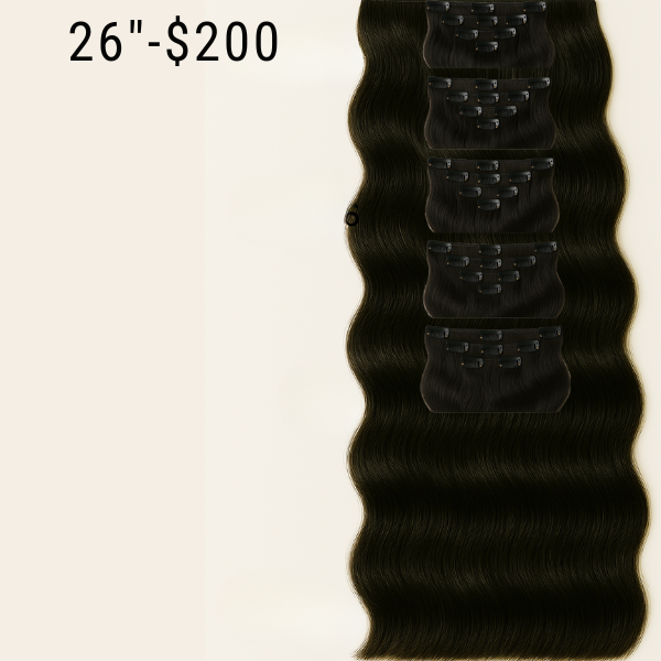 Clip-In Hair Extensions – 26 in